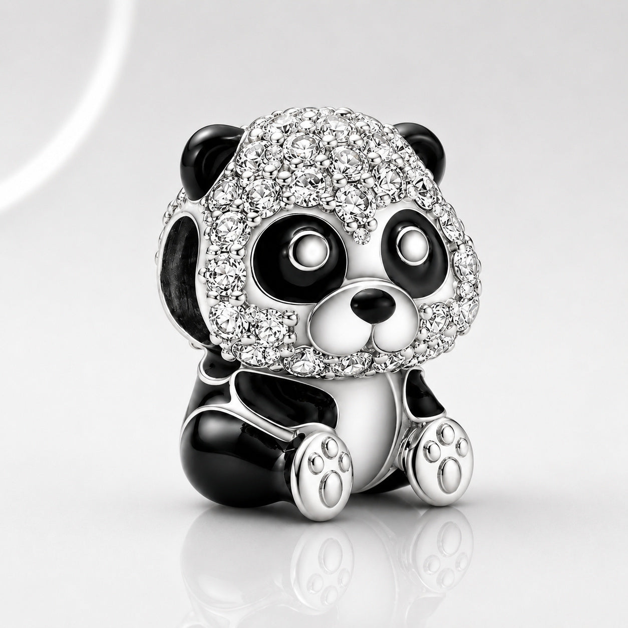 Cute Panda Charm S925 Sterling Silver