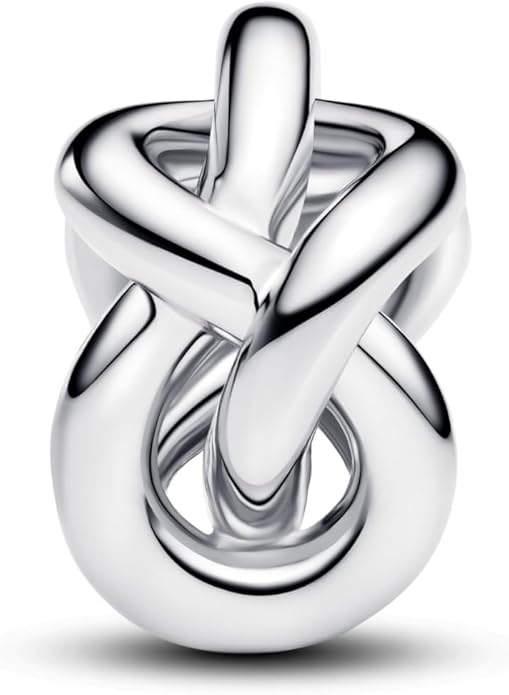 Infinity Knot Charm Hallmarked S925 Sterling Silver