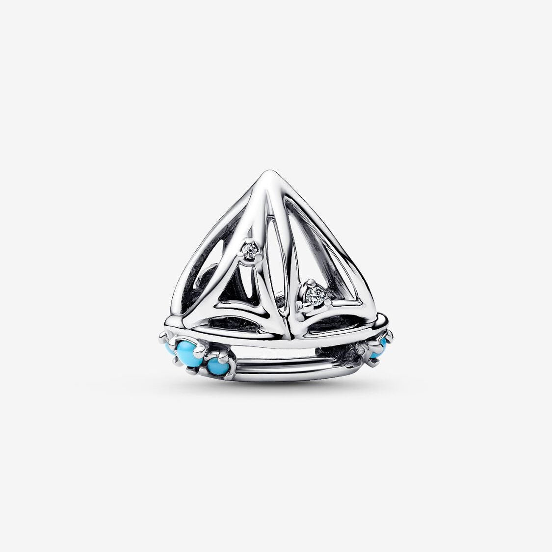 Sailboat Charm Hallmarked S925 Sterling Silver