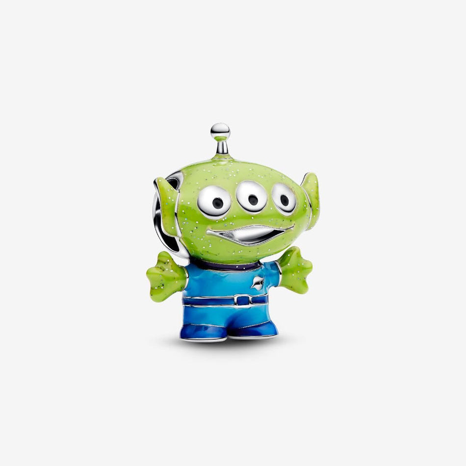 Disney Pixar Toy Story Alien Charm S925 Sterling Silver