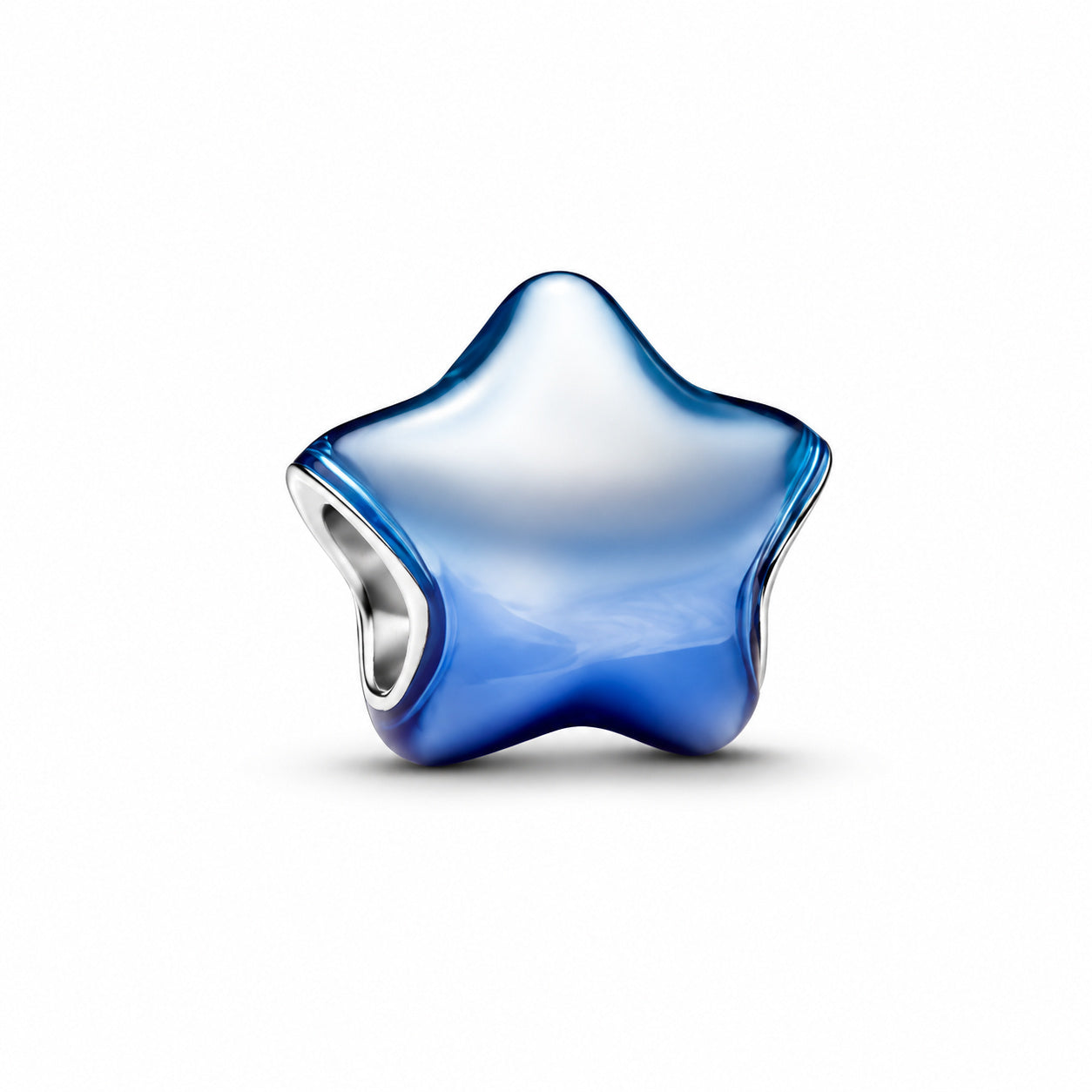 Blue Star Charm Hallmarked S925 Sterling Silver