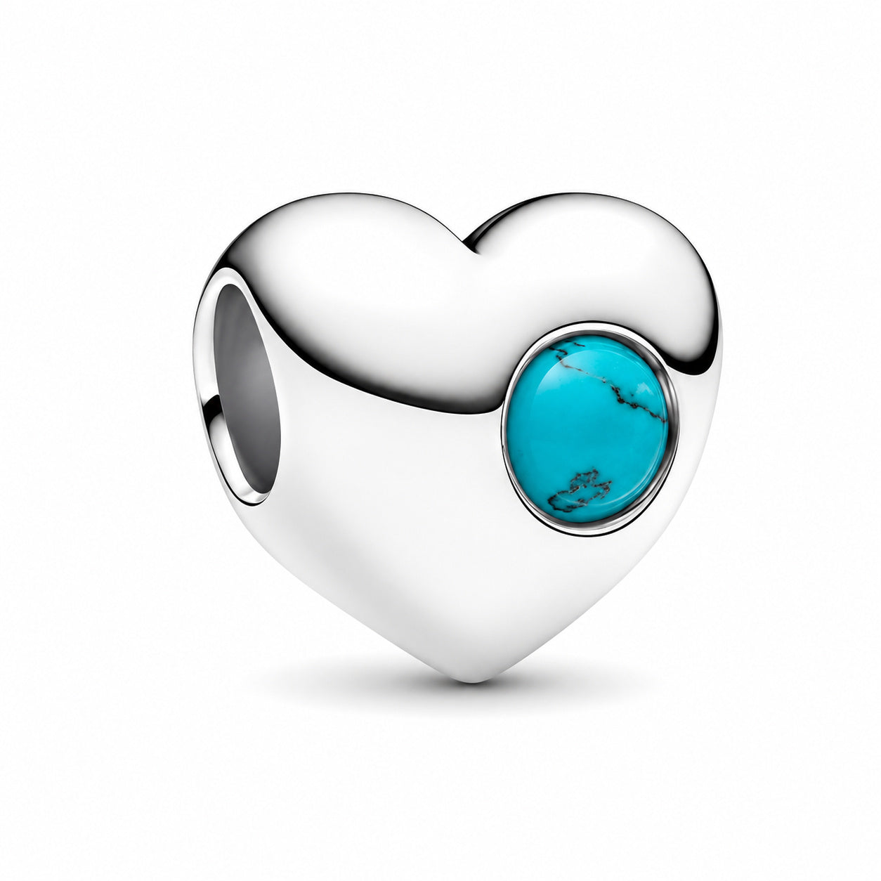 Birthstone Hearts Bracelet Charm S925 Sterling Silver
