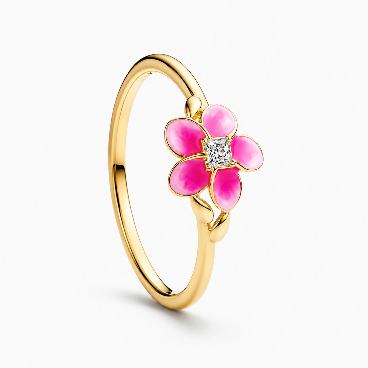 Disney Moana Flower Sterling Silver Ring