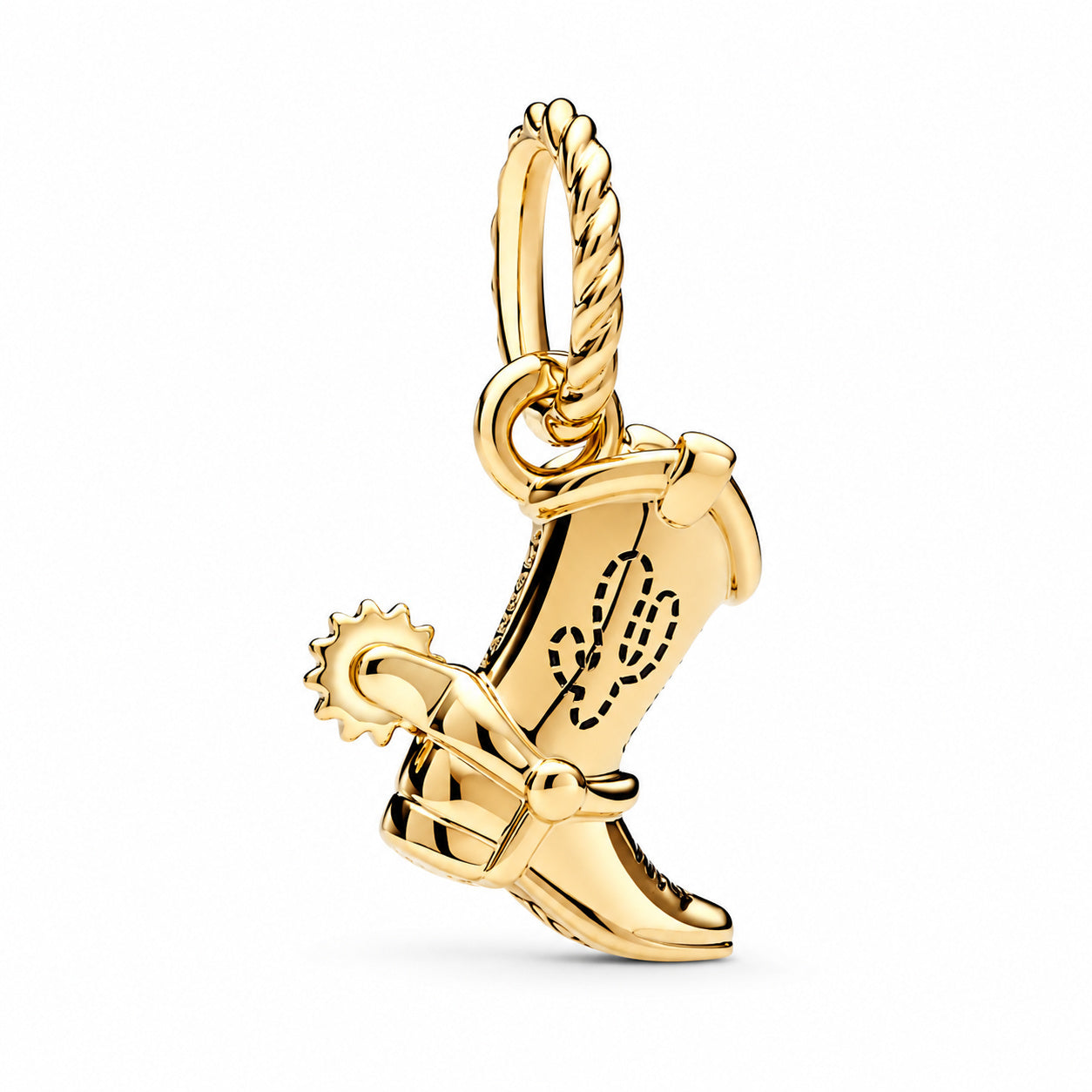 Disney Pixar Toy Story Woody Cowboy Boot Charm Hallmarked S925 Sterling Silver