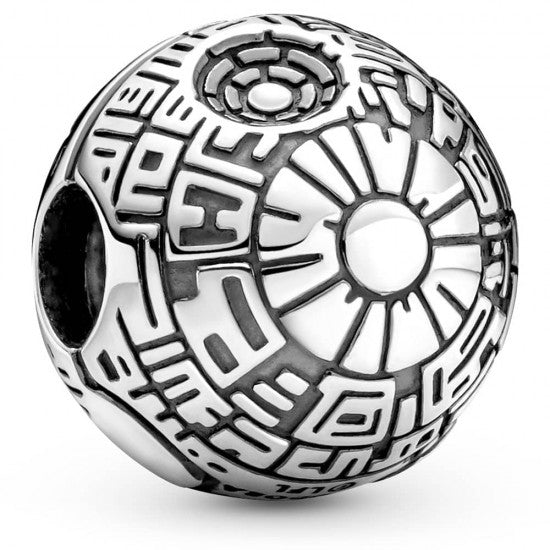 Disney Star War Death Star Clip Charm Hallmarked S925 Sterling Silver