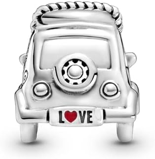 Electric Car Charm Hallmarked S925 Sterling Silver