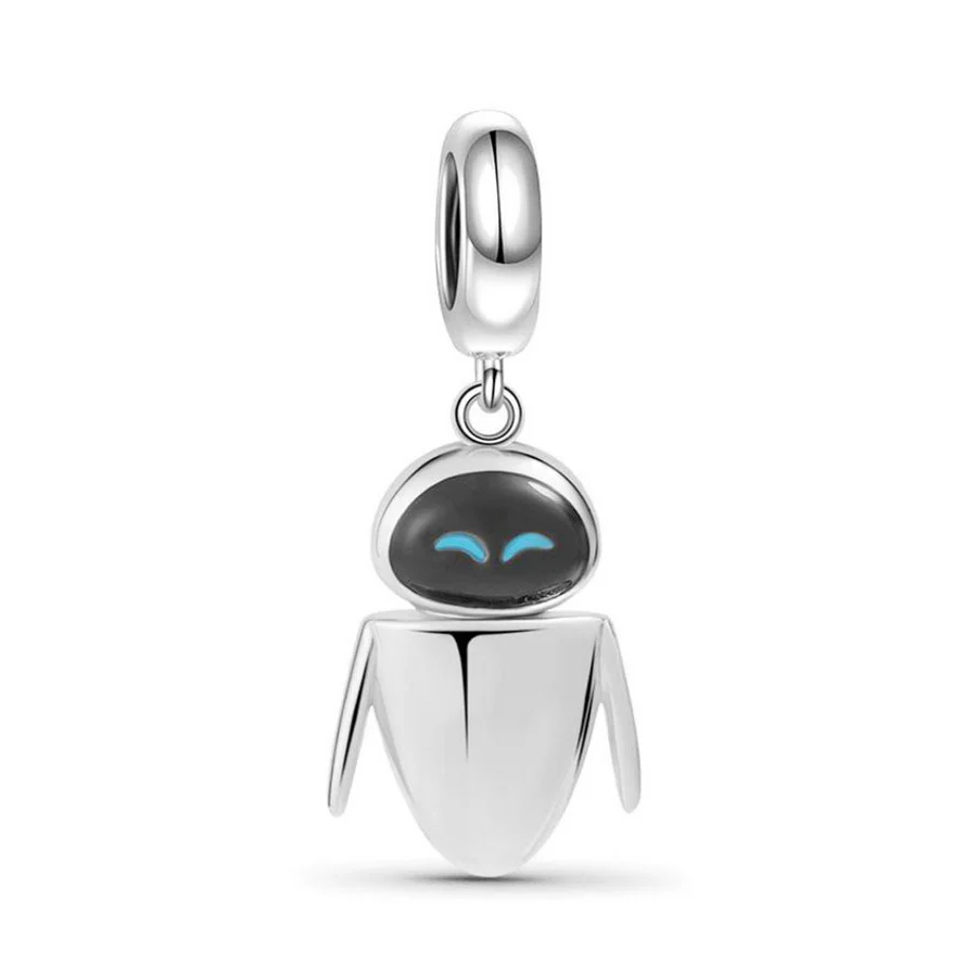 Disney Eva Dangle Charm Hallmarked S925 Sterling Silver