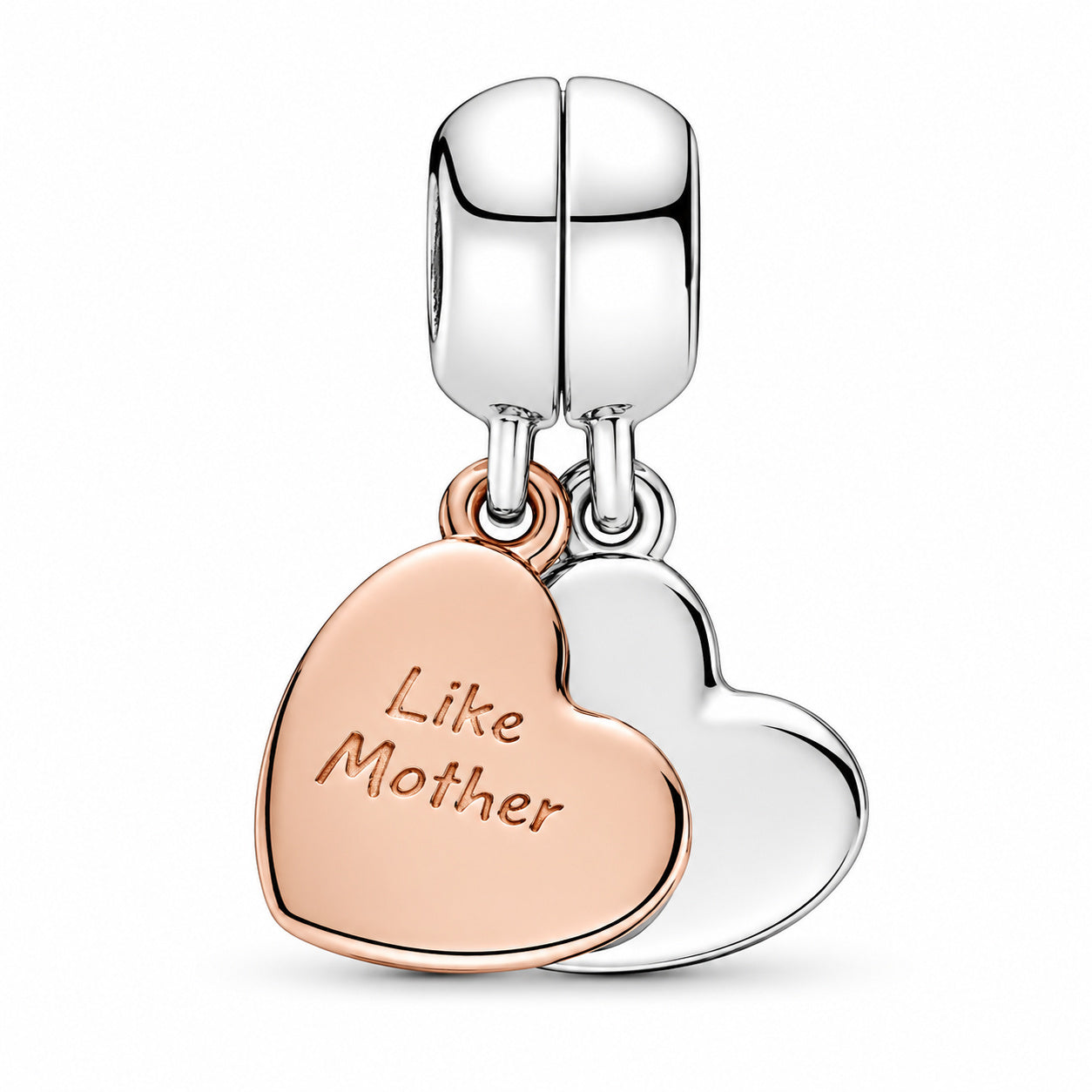 Like Mother Like Daughter Dangle Charm S925 Hallmarked Sterling Silver Charm