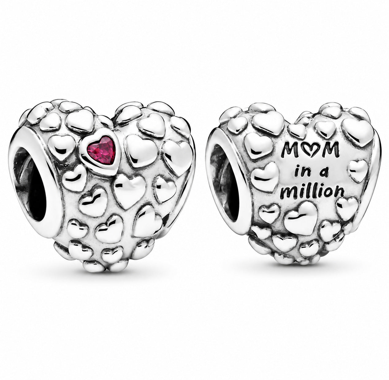 Mum in a Million Charm Hallmarked S925 Sterling Silver