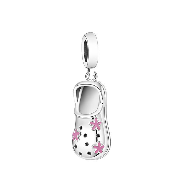 Crocs Shoes Dangle Charm Hallmarked S925 Sterling Silver