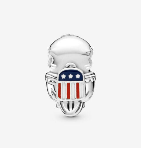 American Bald Eagle Charm Hallmarked S925 Sterling Silver
