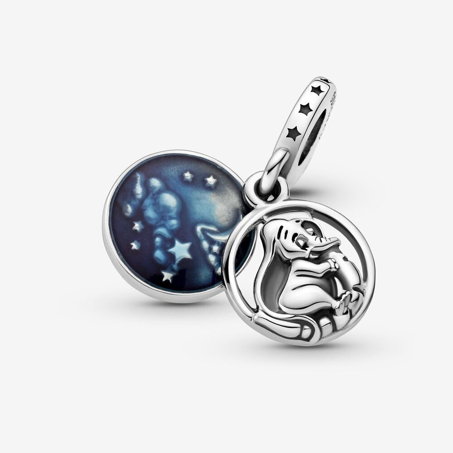 Disney Dumbo Sweet Dreams Dangle Charm Hallmarked S925 Sterling Silver