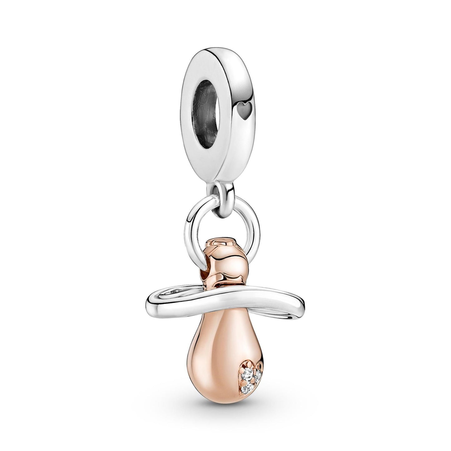 Baby Dummy Charm Hallmarked S925 Sterling Silver