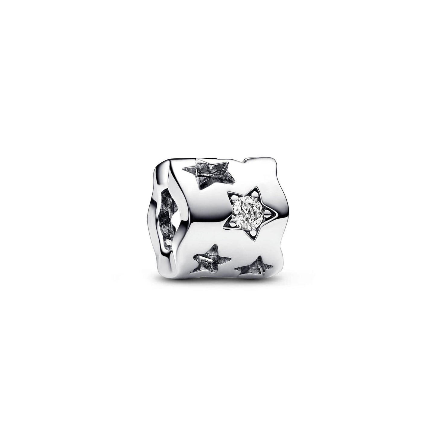 openwork seeing stars charm Hallmarked S925 Sterling Silver