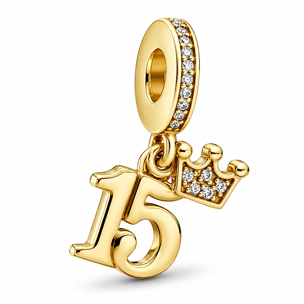 Gold Plated 13th 15th, 16th, 21st, 30th, 40th, 50th, 60th Birthday Dangle S925 Sterling Silver Charms