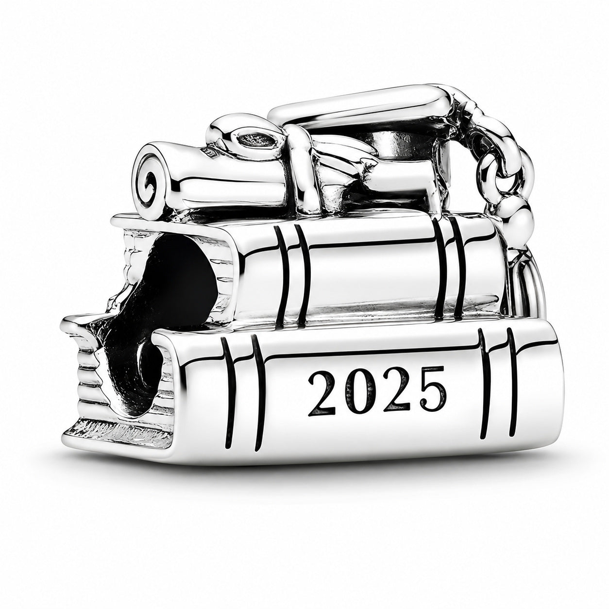 2025 Graduation Charm Hallmarked S925 Sterling Silver