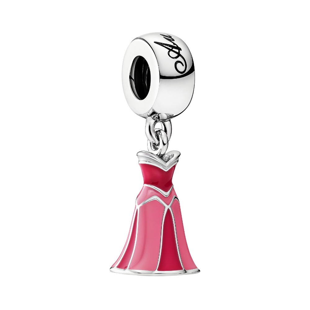 S925 Disney Princesses Dresses Dangle Sterling Silver Charms Collection