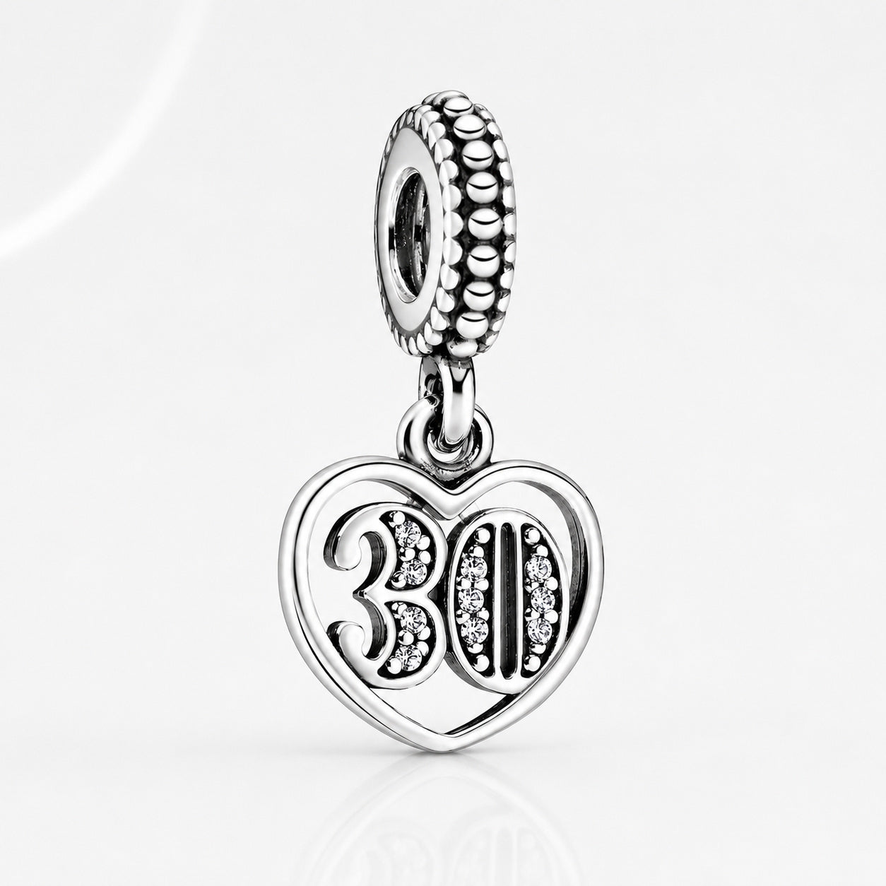 S925 Birthday Charms 15th,16th,18th,21st,30th,40th,50th,60th  Serling Dangle Silver Charms