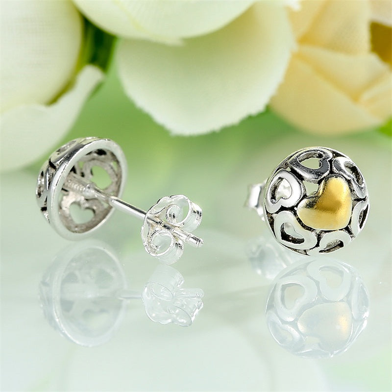 My True Love Sterling Silver stud Earrings
