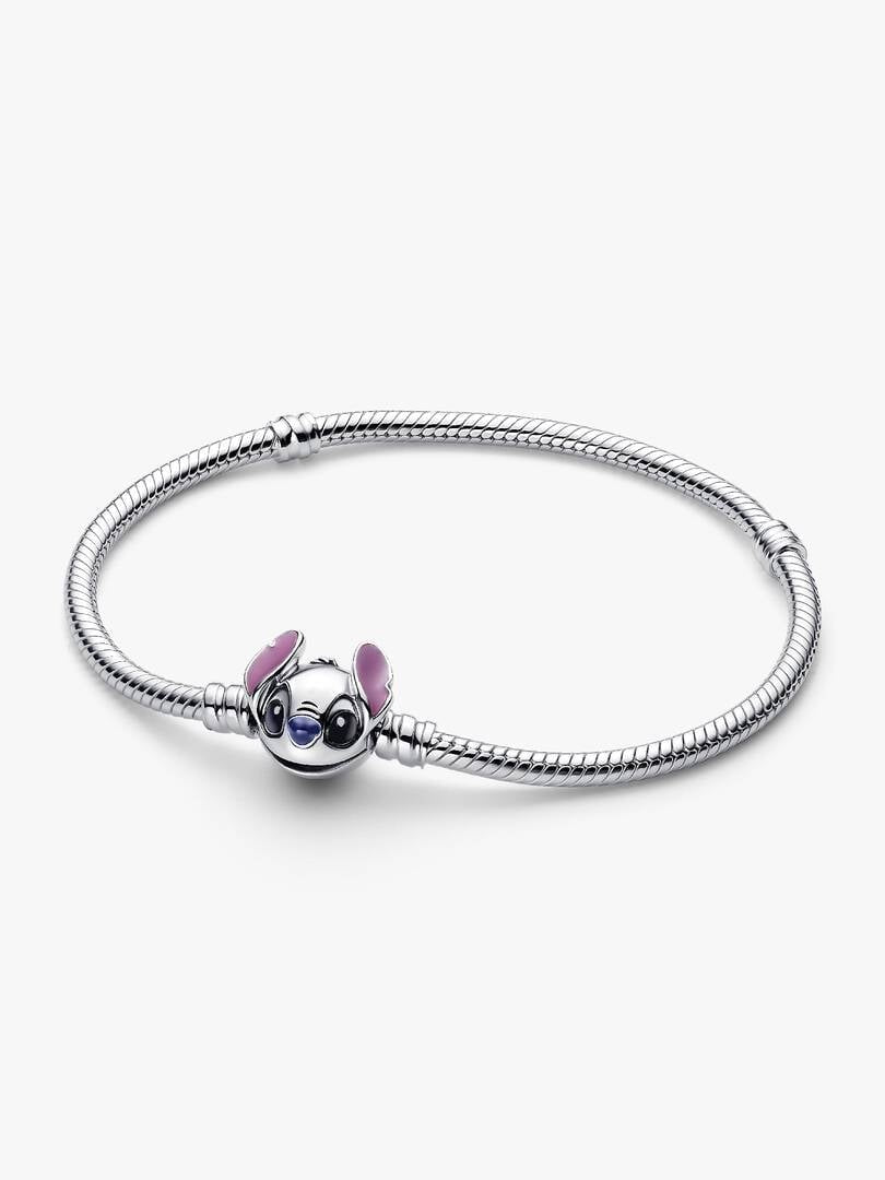 Disney Stitch Snake Chain Clasp Charm Bracelet