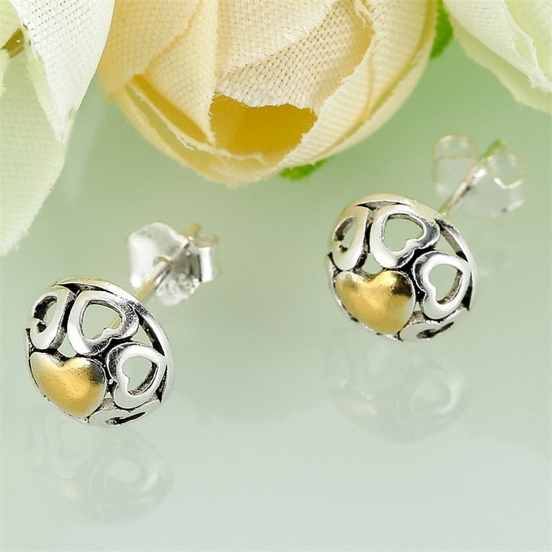 My True Love Sterling Silver stud Earrings