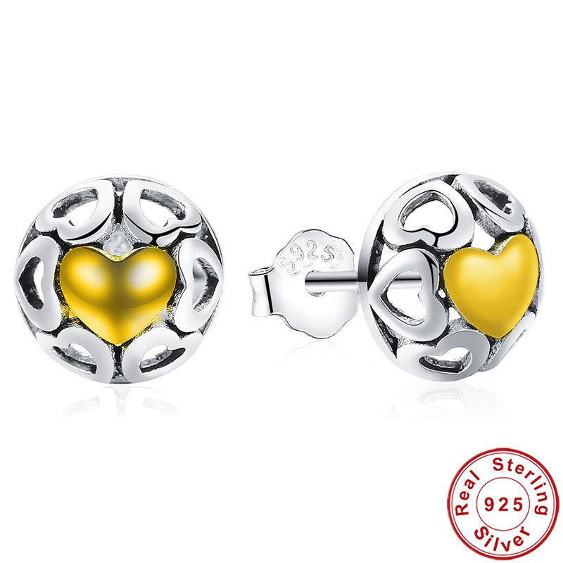 My True Love Sterling Silver stud Earrings