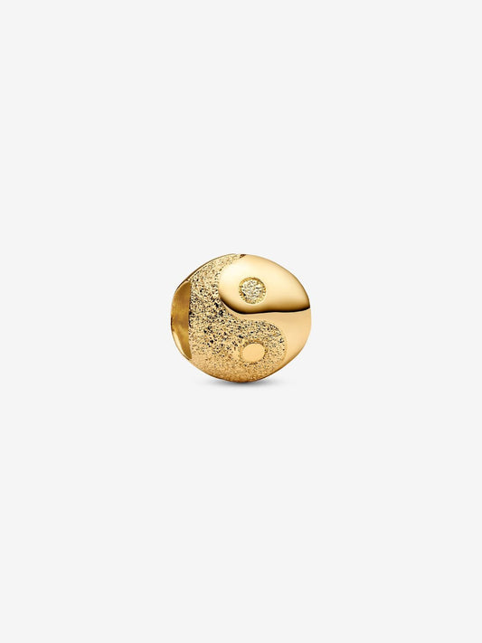 Textured Yin & Yang Mini Charm Hallmarked S925 Sterling Silver