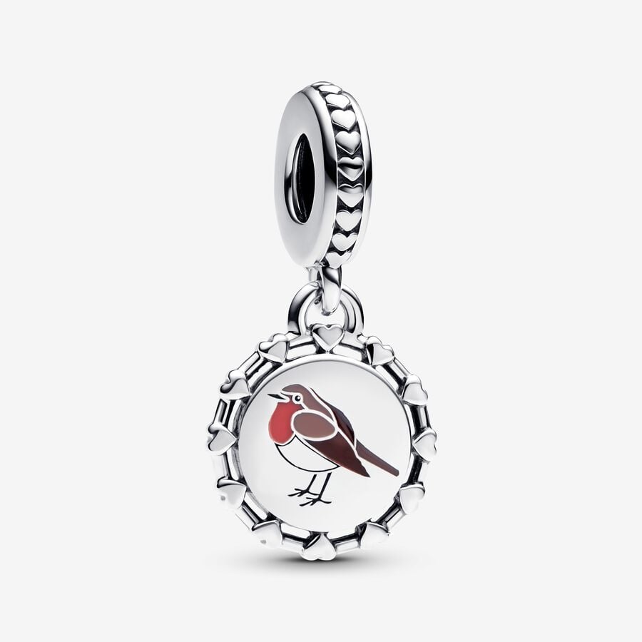 Buy Robin Charm Genuine 925 Sterling Silver Rose Gold - Robin's Appear When Loved Ones Are Near Online In India - Foto 6