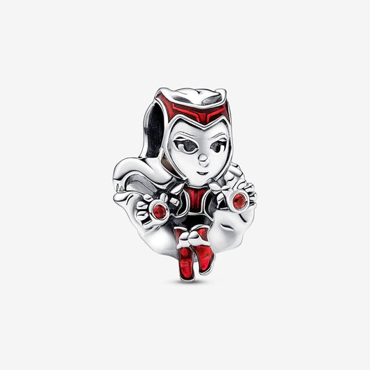 Marvel Scarlet Witch Charm Hallmarked S925 Sterling Silver