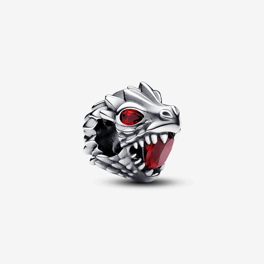 Game of Thrones Dragon Charm Hallmarked S925 Sterling Silver