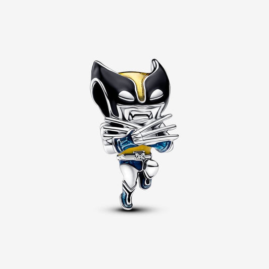 Marvel Wolverine Charm Hallmarked S925 Sterling Silver