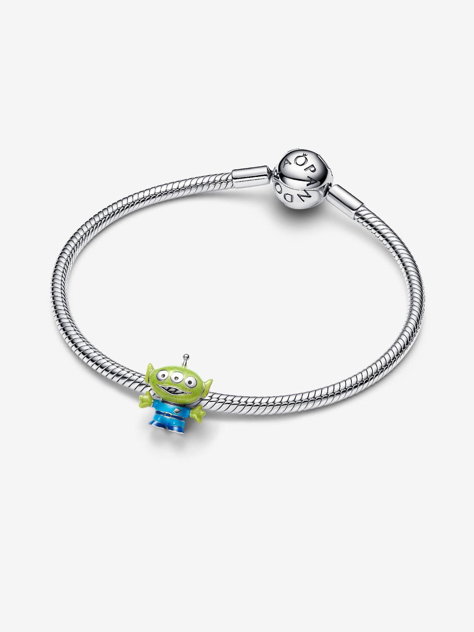 Disney Pixar Toy Story Alien Charm Hallmarked S925 Sterling Silver