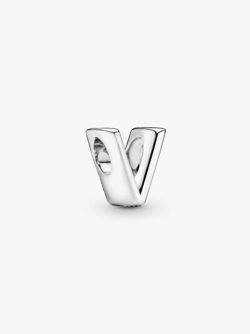 S925 Simple Alphabets A to Z Sterling Silver Charms Collection