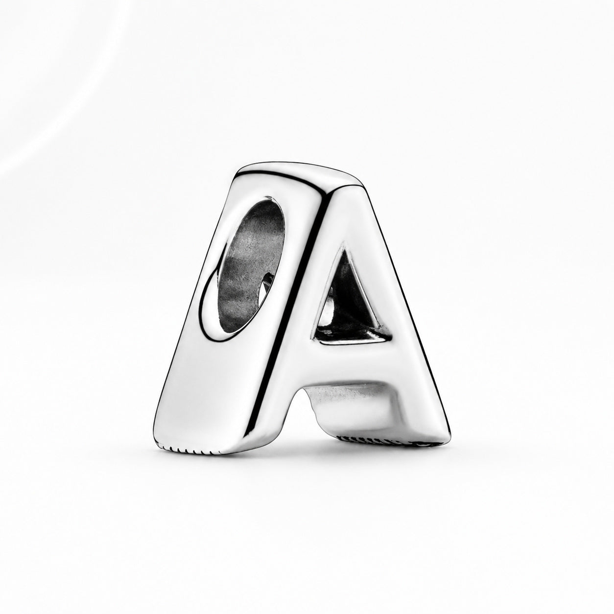 S925 Simple Alphabets A to Z Sterling Silver Charms Collection