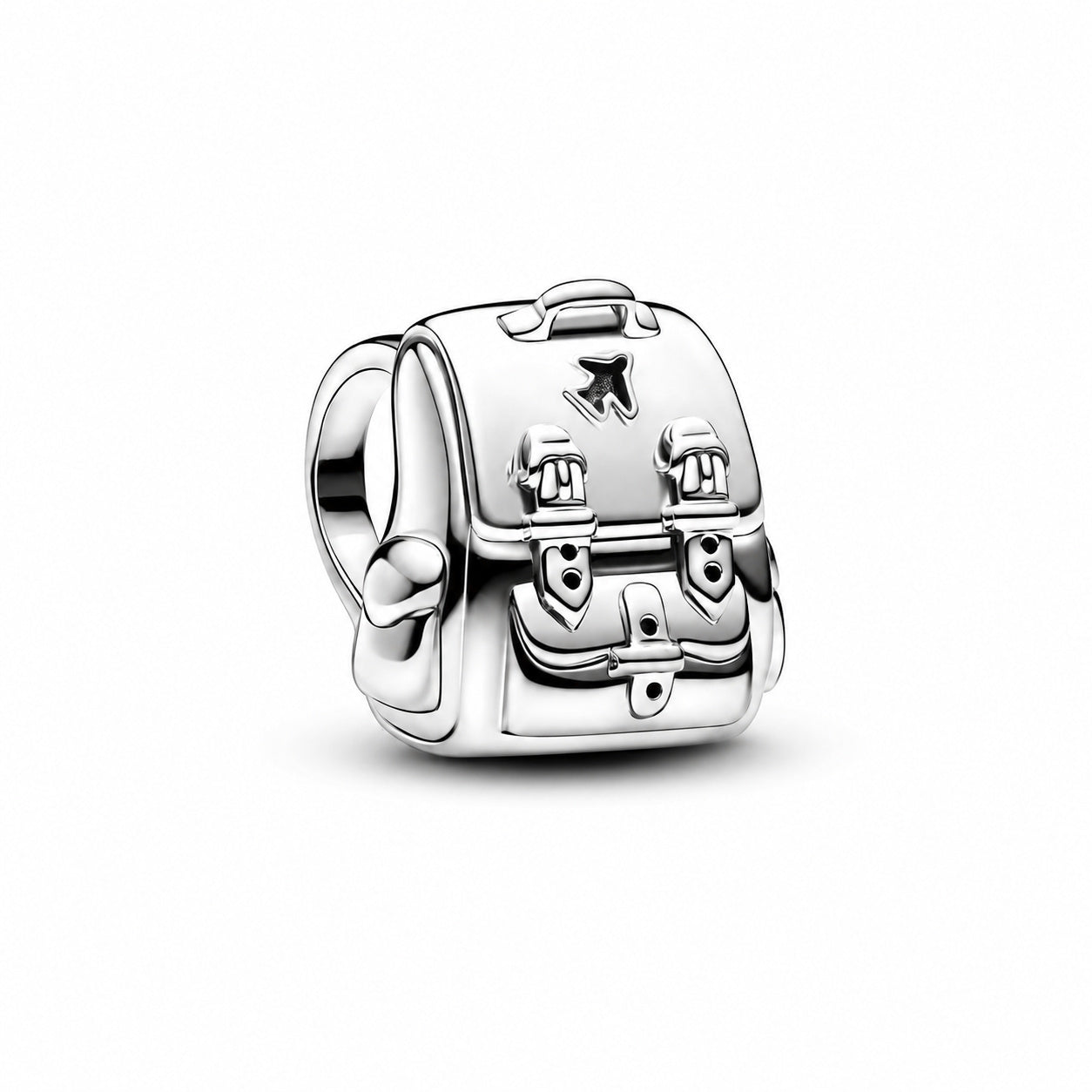 Adventure Backpack Charm Hallmarked S925 Sterling Silver