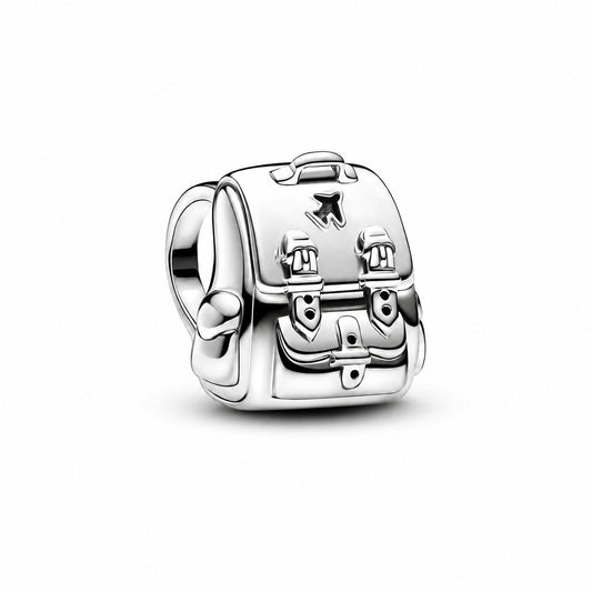 Adventure Backpack Charm Hallmarked S925 Sterling Silver