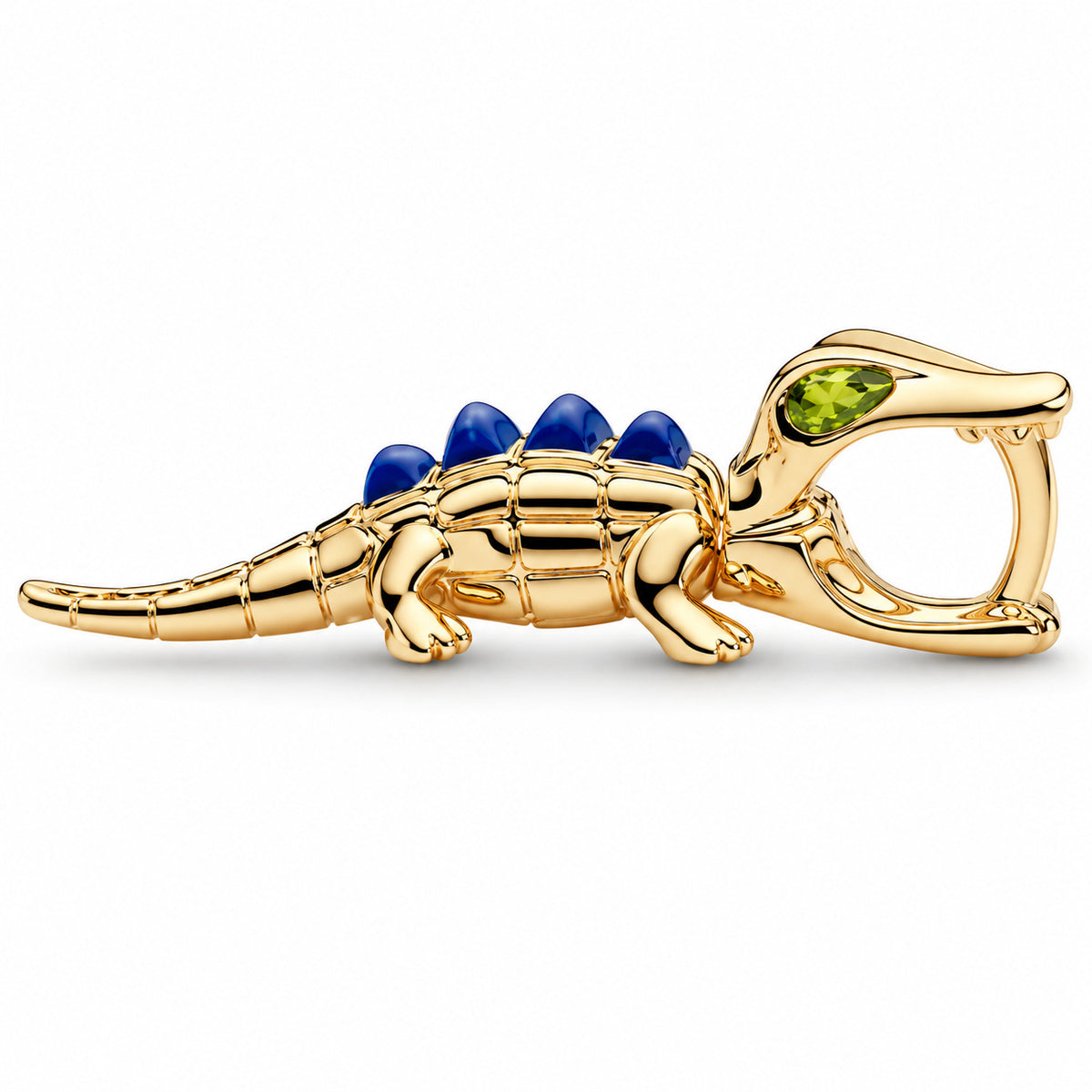 Alligator Charm Hallmarked S925 Sterling Silver