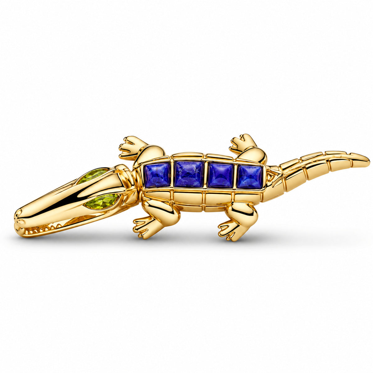 Alligator Charm Hallmarked S925 Sterling Silver