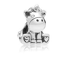 Bruno Unicorn Charm Hallmarked S925 Sterling Silver