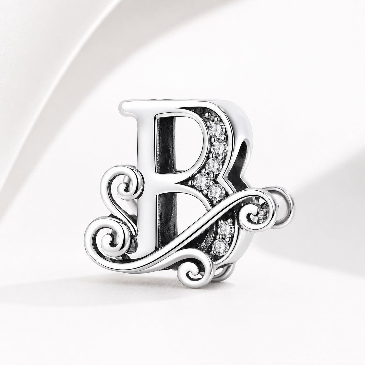 S925 Classic Alphabets A to Z Sterling Silver Charm Collection