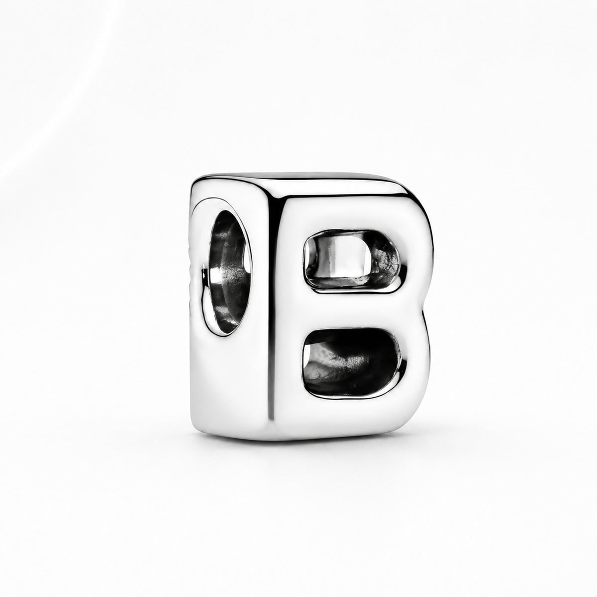 S925 Simple Alphabets A to Z Sterling Silver Charms Collection