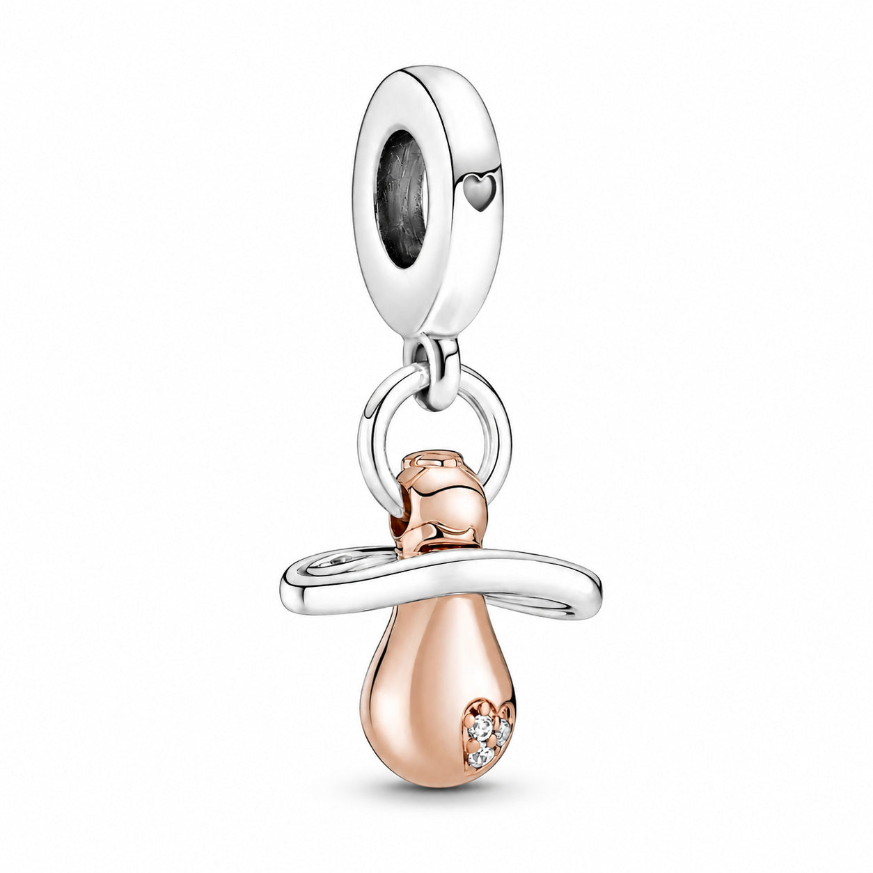 Baby Dummy Charm Hallmarked S925 Sterling Silver