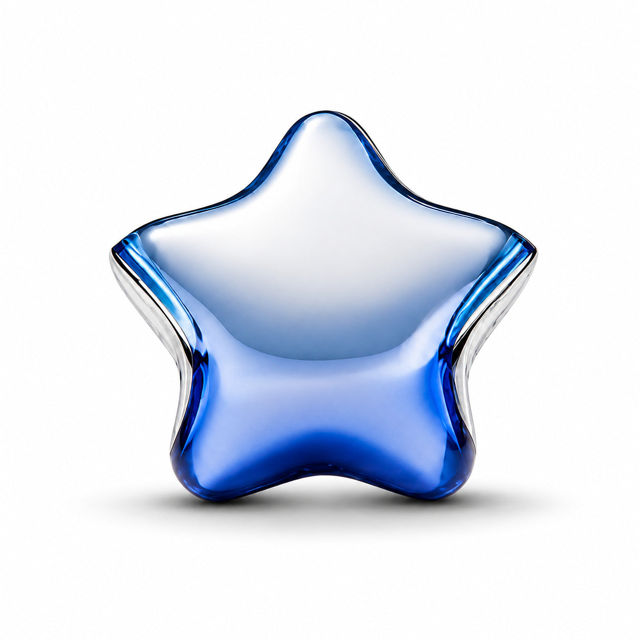Blue Star Charm Hallmarked S925 Sterling Silver