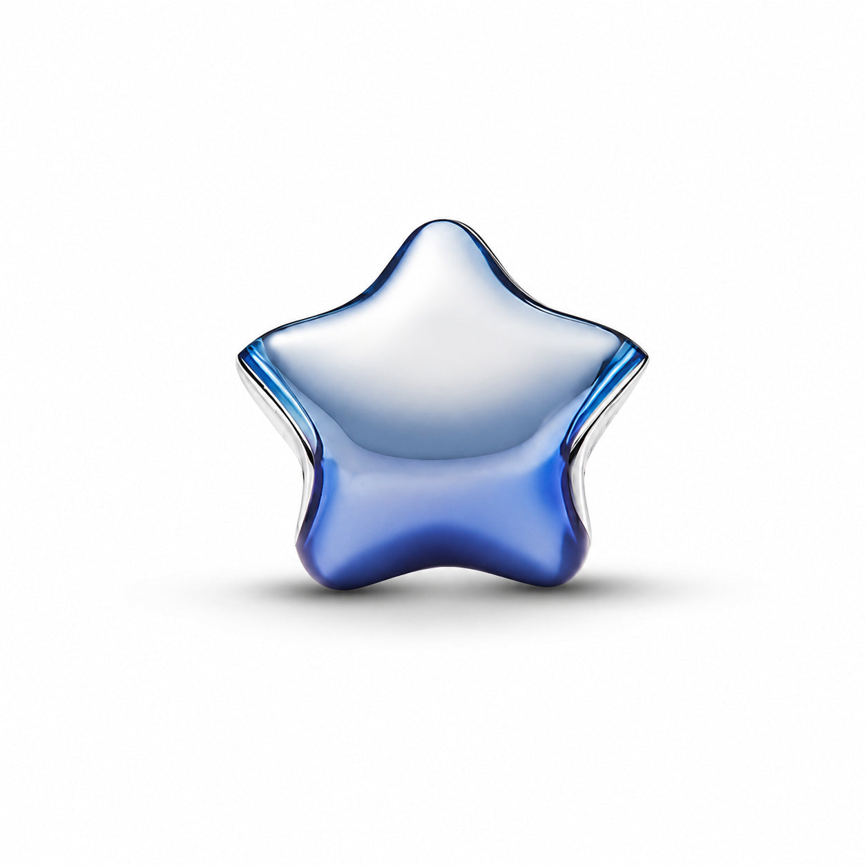 Blue Star Charm Hallmarked S925 Sterling Silver