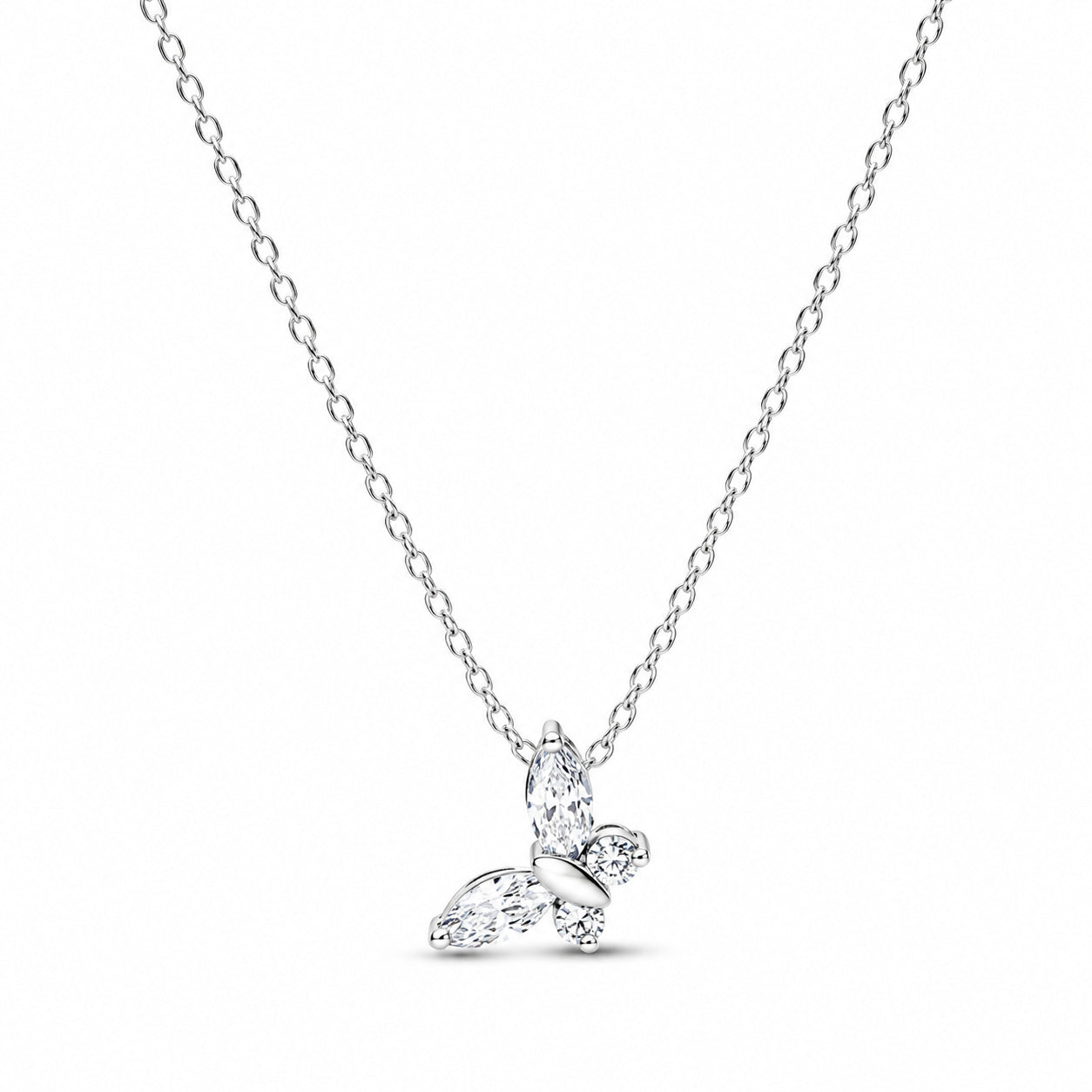 Butterfly Necklace Pendant Hallmarked S925 Sterling Silver