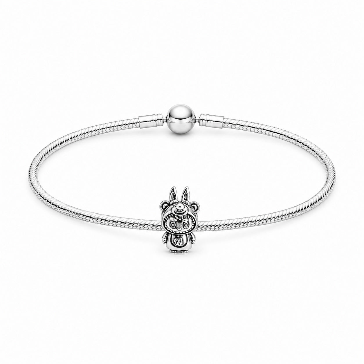 LABUB DE PLATA Charm Hallmarked S925 Sterling Silver