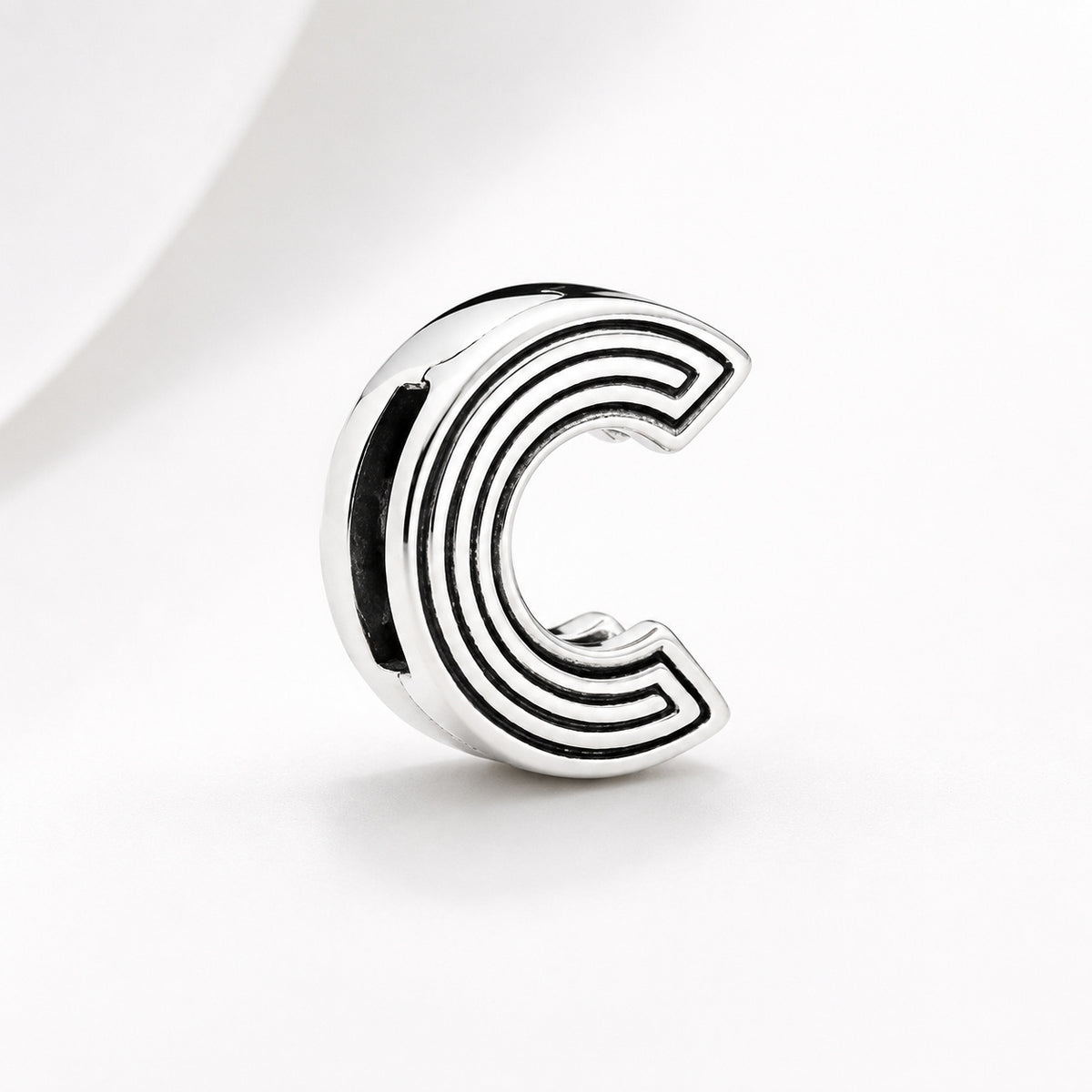 S925 Reflexion Alphabets A to Z Sterling Silver Charm Collection