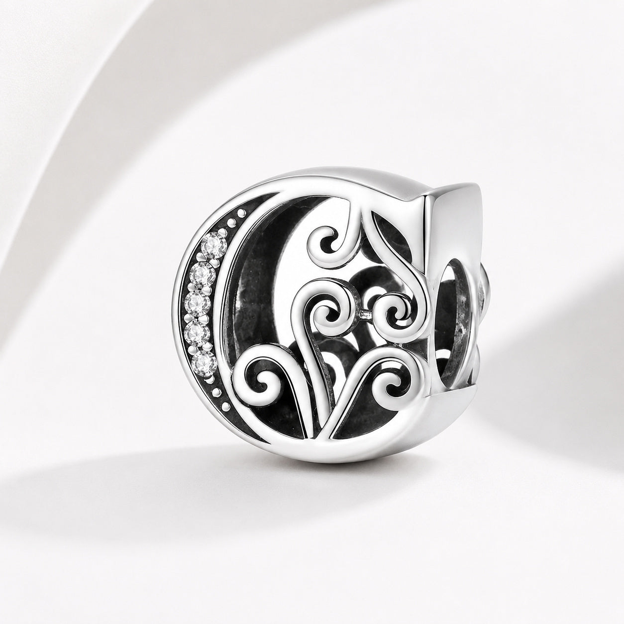 S925 Classic Alphabets A to Z Sterling Silver Charm Collection