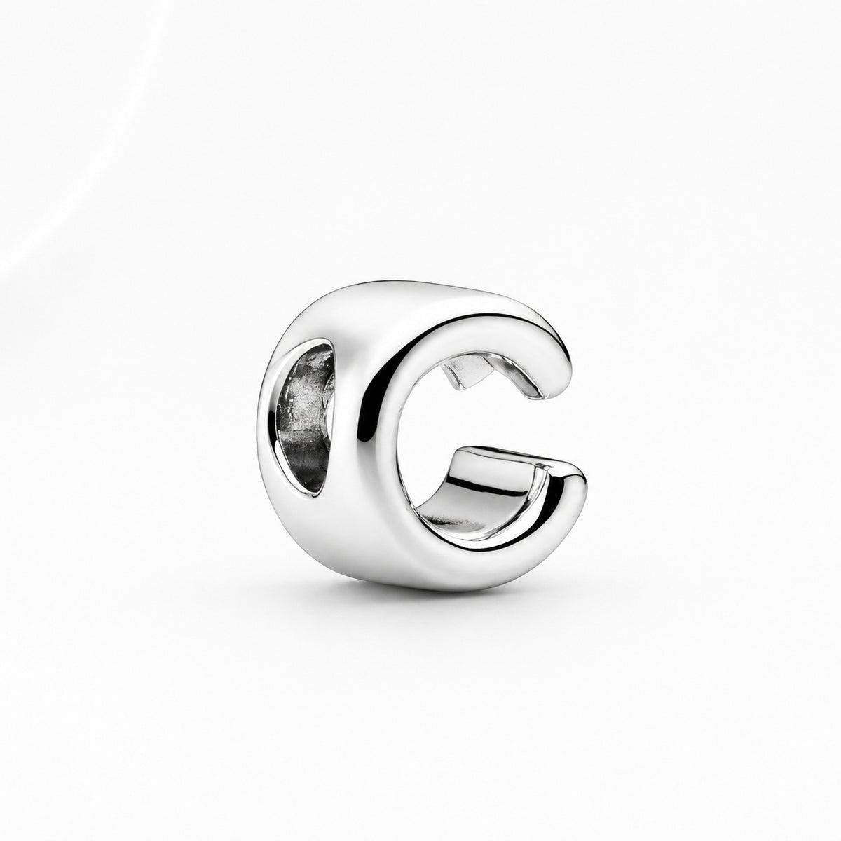 S925 Simple Alphabets A to Z Sterling Silver Charms Collection