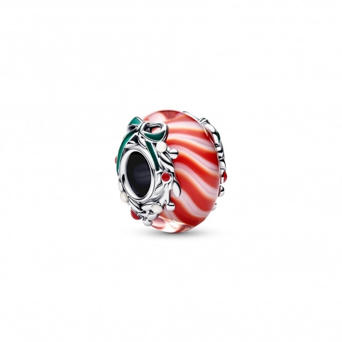 Candy Murano Glass Charm Hallmarked S925 Sterling Silver